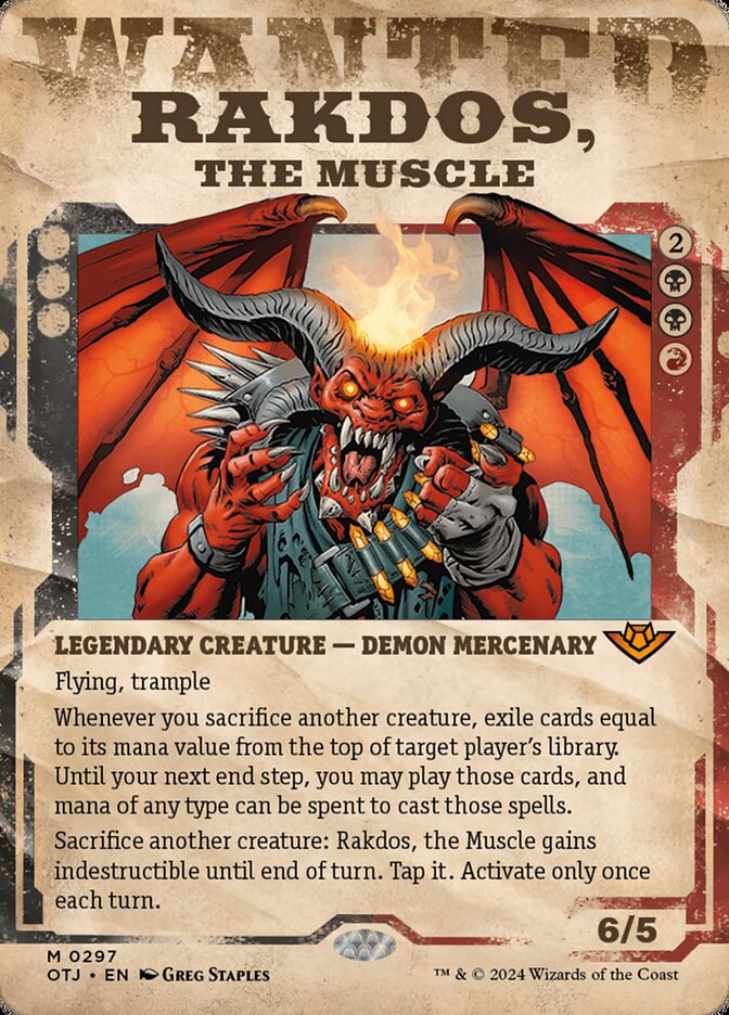 Rakdos, the Muscle card front