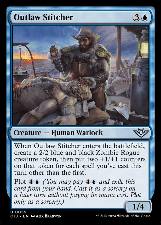 Outlaw Stitcher card front