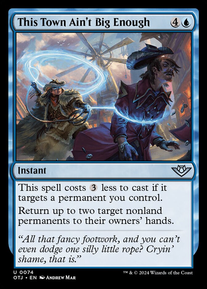 This Town Ain't Big Enough card front