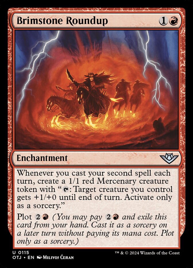 Brimstone Roundup card front