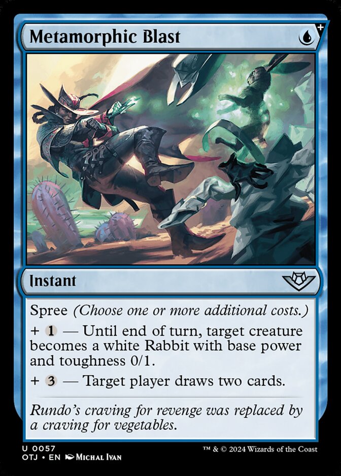 Metamorphic Blast card front