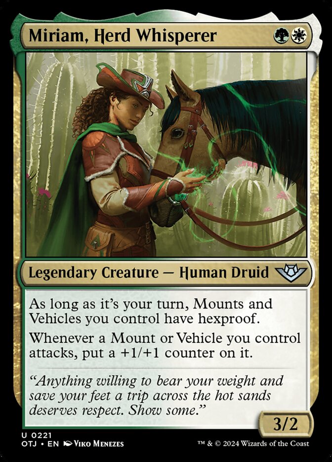 Miriam, Herd Whisperer card front