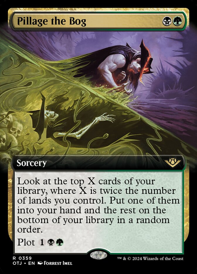 Pillage the Bog card front