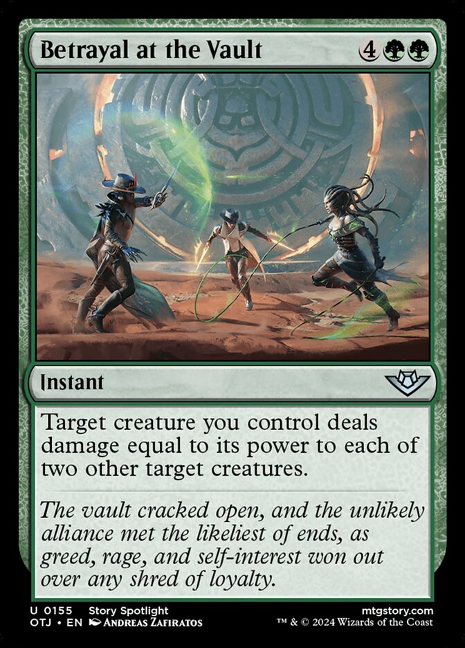 Betrayal at the Vault card front