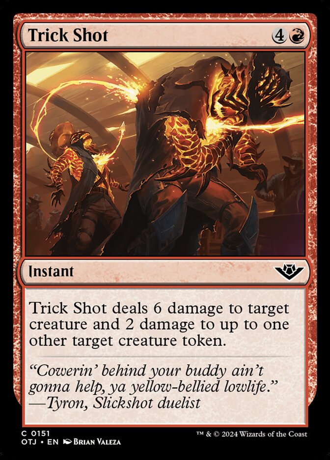 Trick Shot card front