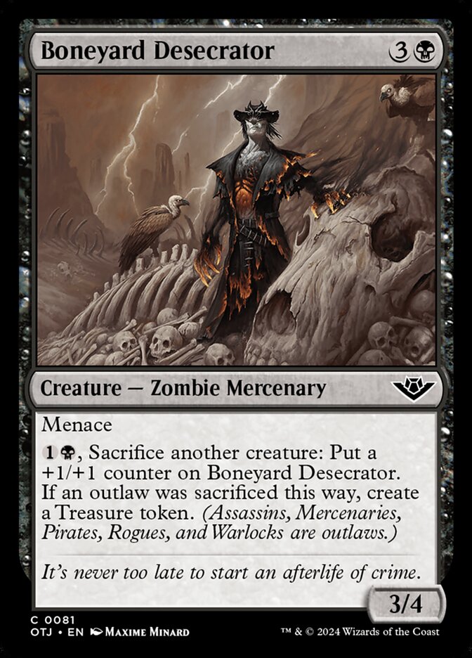Boneyard Desecrator card front