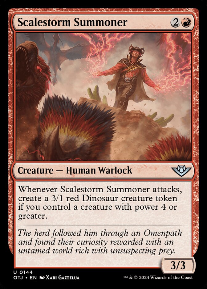 Scalestorm Summoner card front