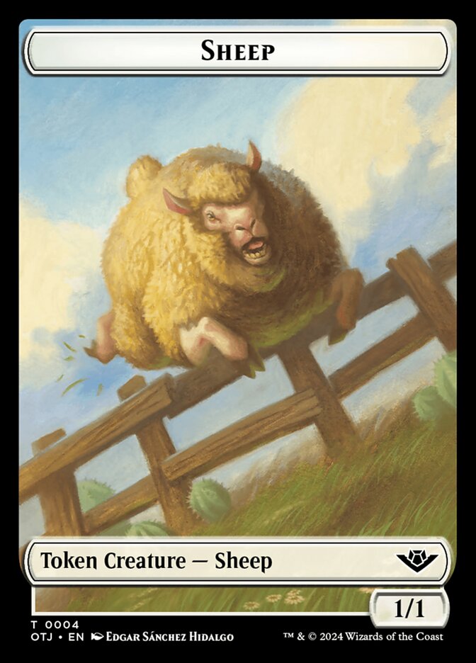 Sheep card front
