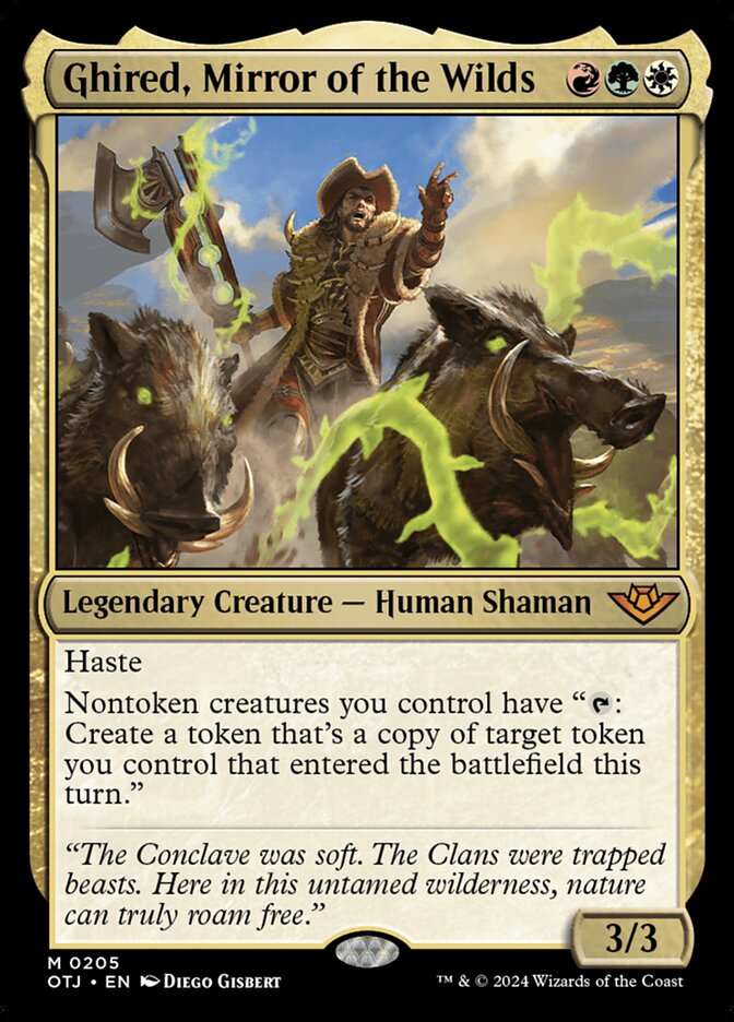 Ghired, Mirror of the Wilds card front