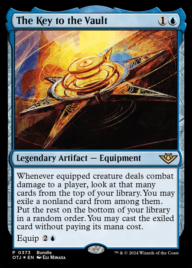 The Key to the Vault card front