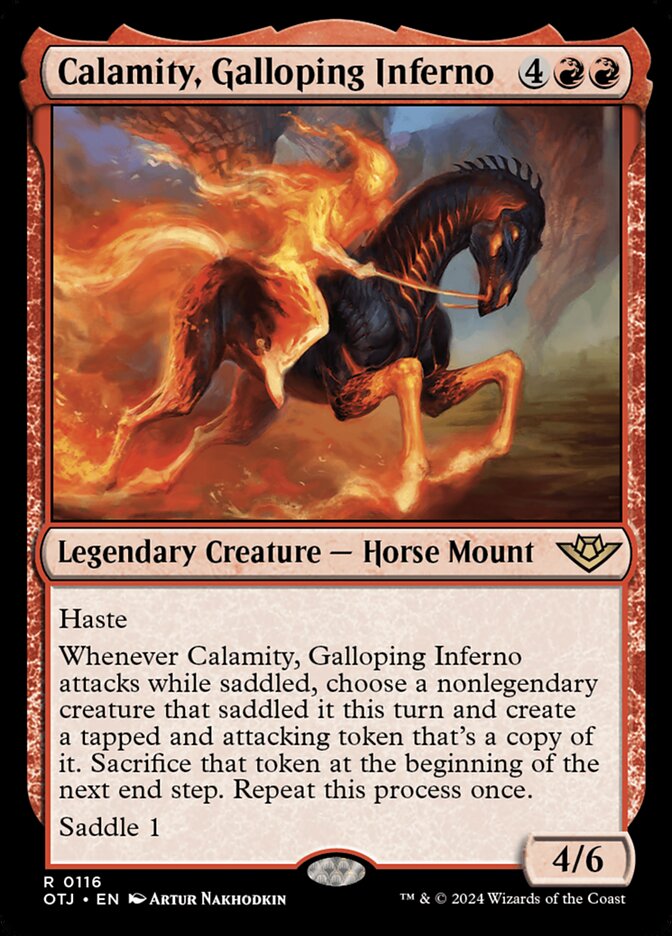 Calamity, Galloping Inferno card front