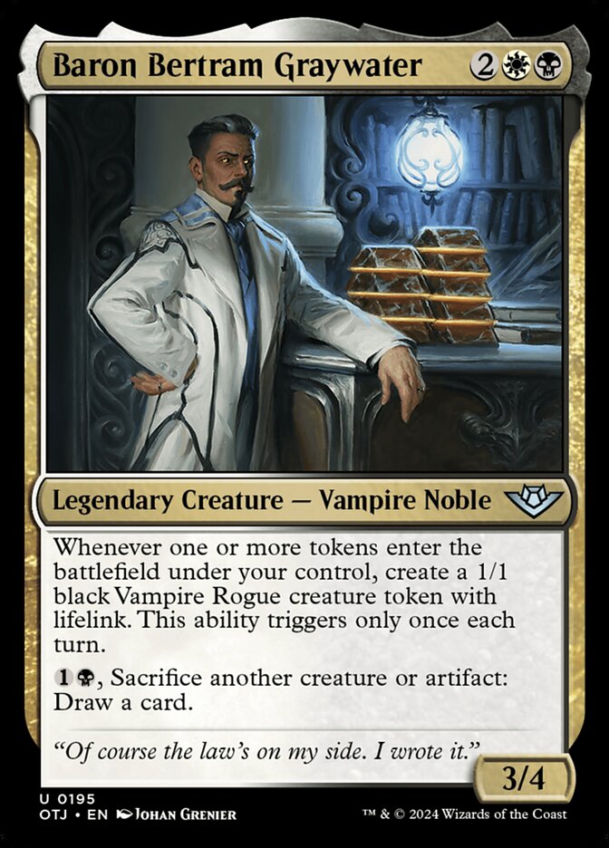 Baron Bertram Graywater card front