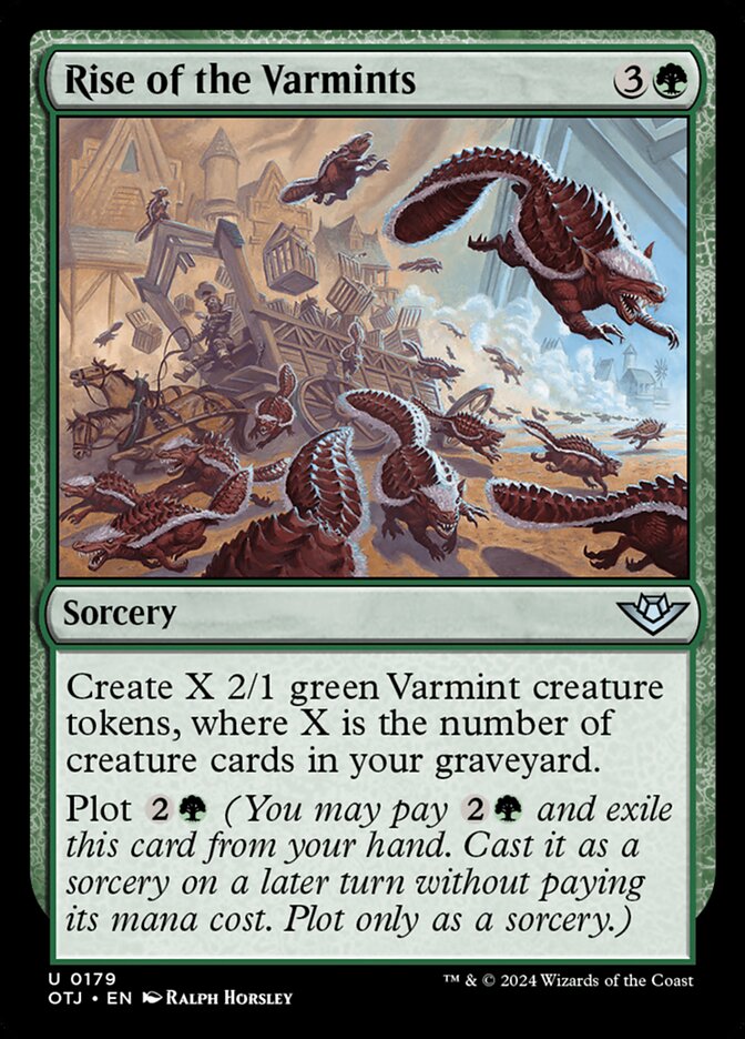 Rise of the Varmints card front