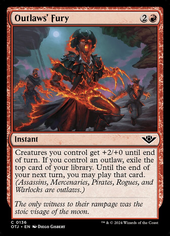 Outlaws' Fury card front