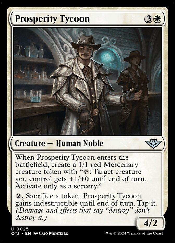 Prosperity Tycoon card front