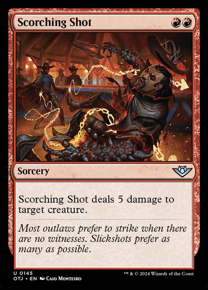 Scorching Shot card front