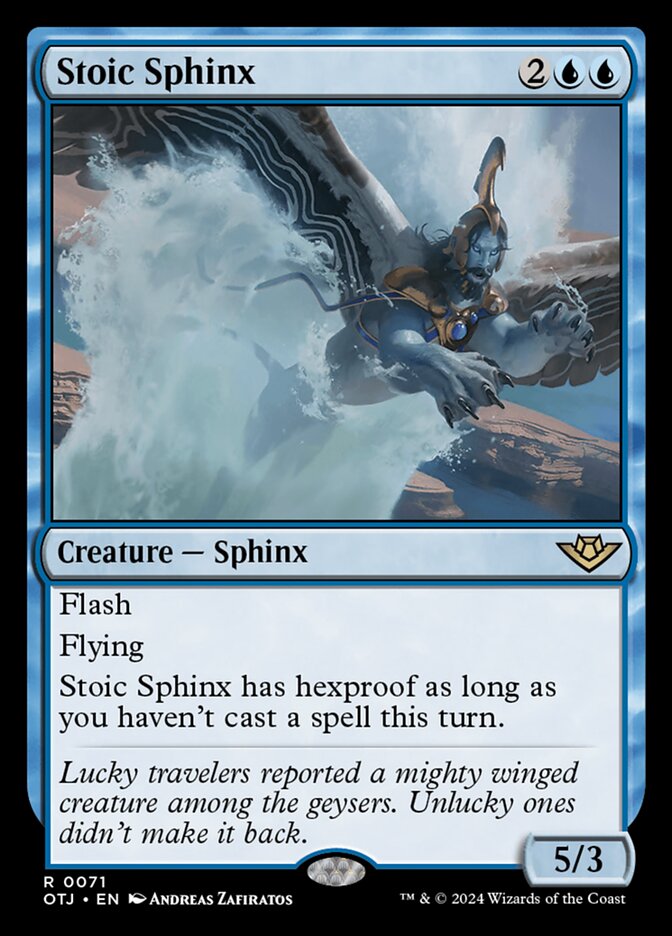 Stoic Sphinx card front