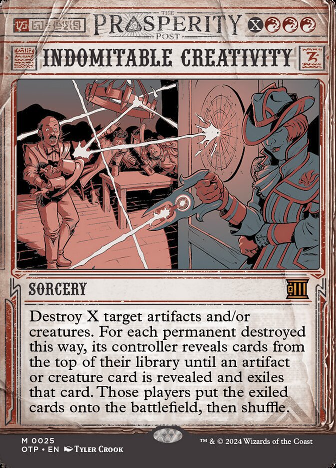 Indomitable Creativity card front