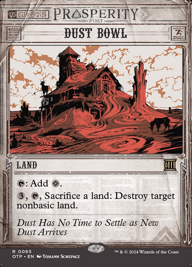 Dust Bowl card front