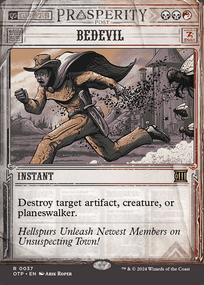 Bedevil card front