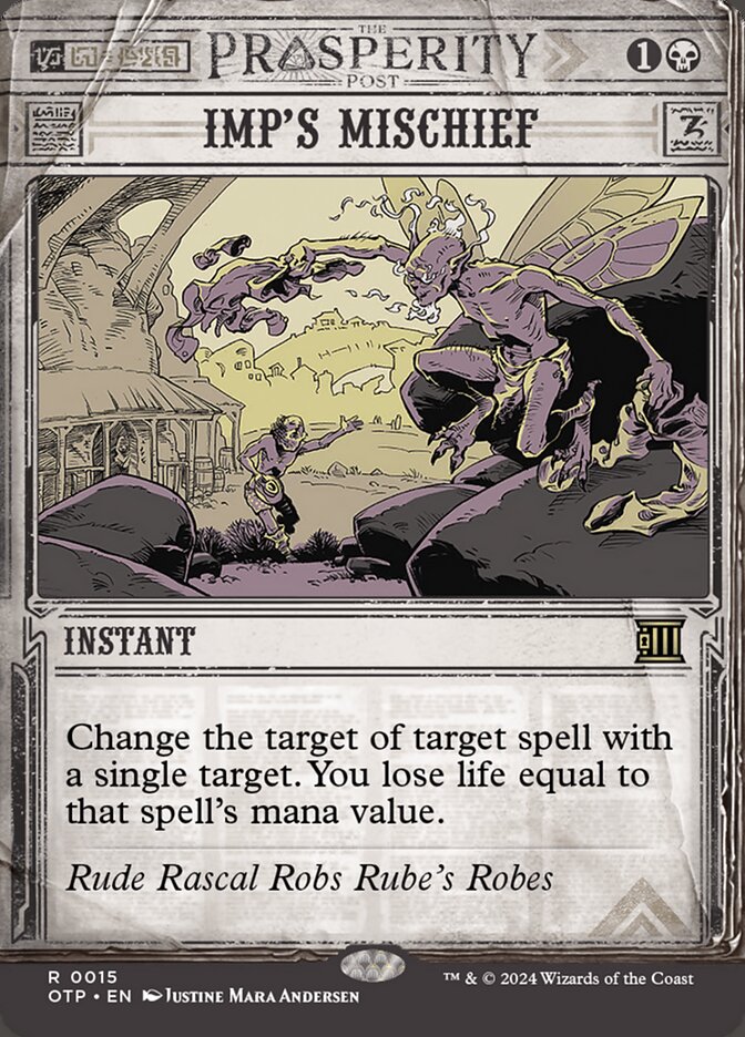 Imp's Mischief card front