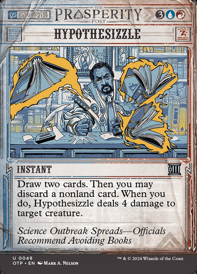 Hypothesizzle card front