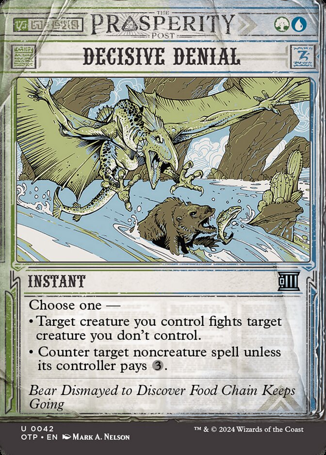 Decisive Denial card front