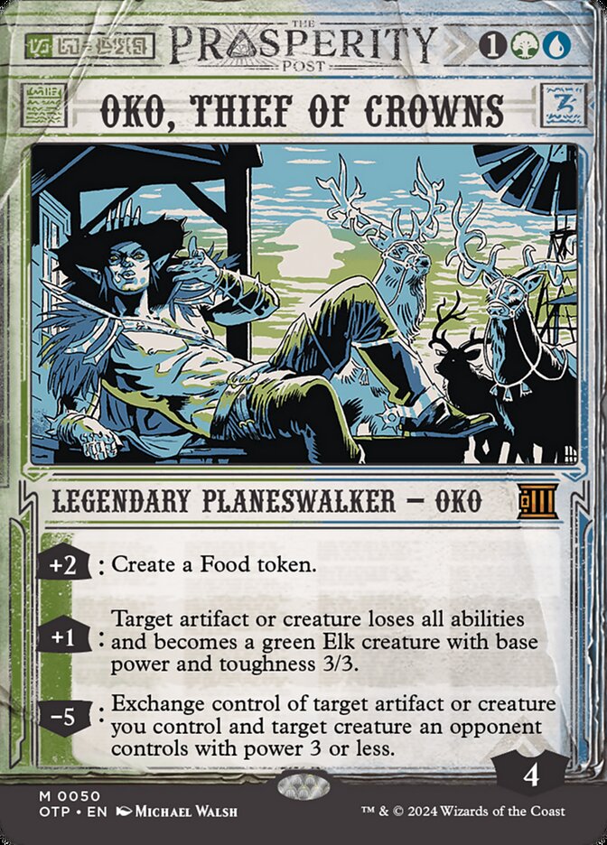 Oko, Thief of Crowns card front