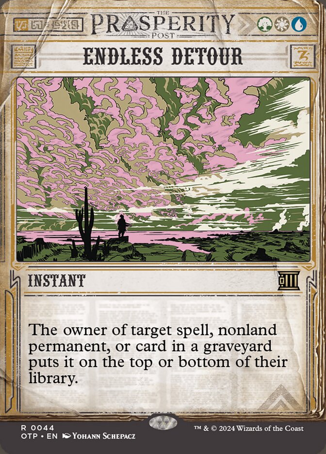 Endless Detour card front