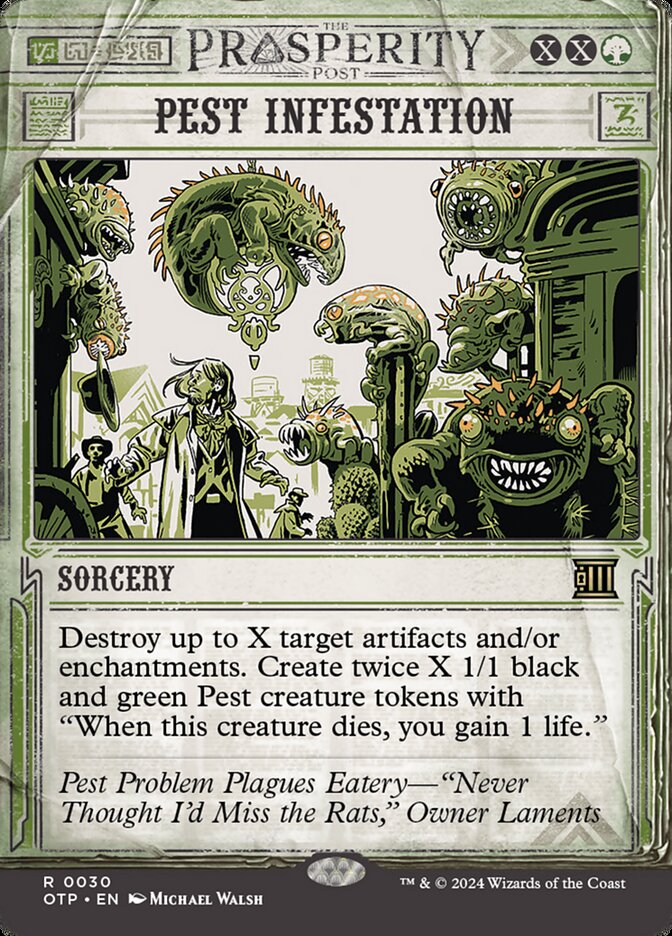 Pest Infestation card front