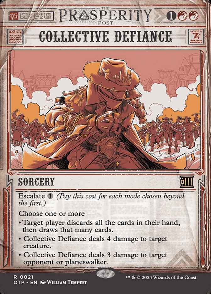 Collective Defiance card front