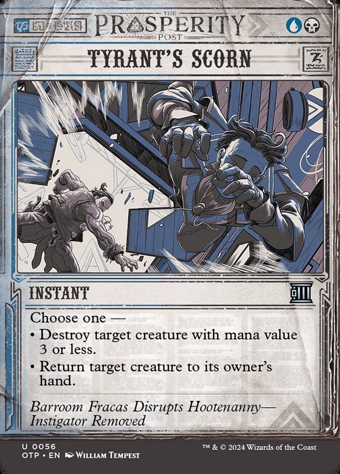 Tyrant's Scorn card front