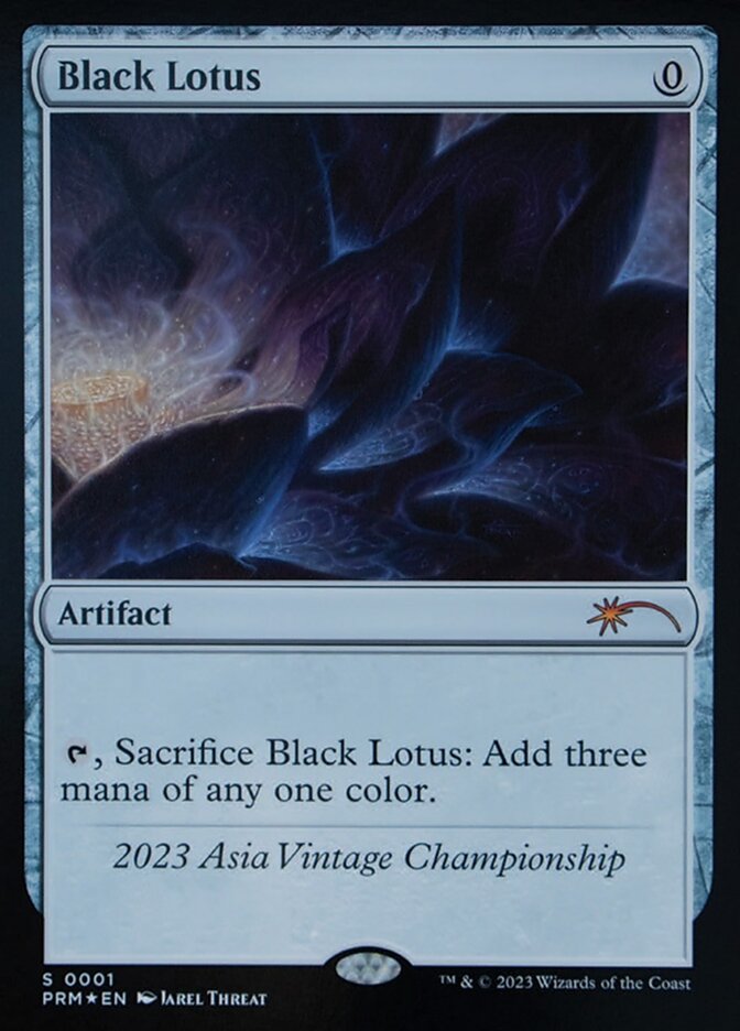 Black Lotus card front