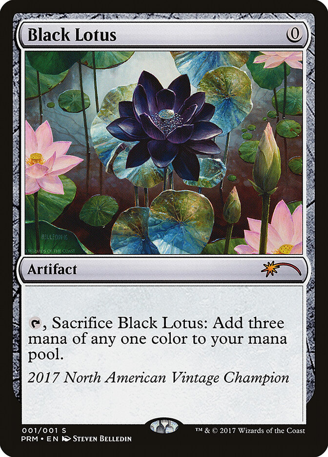 Black Lotus card front