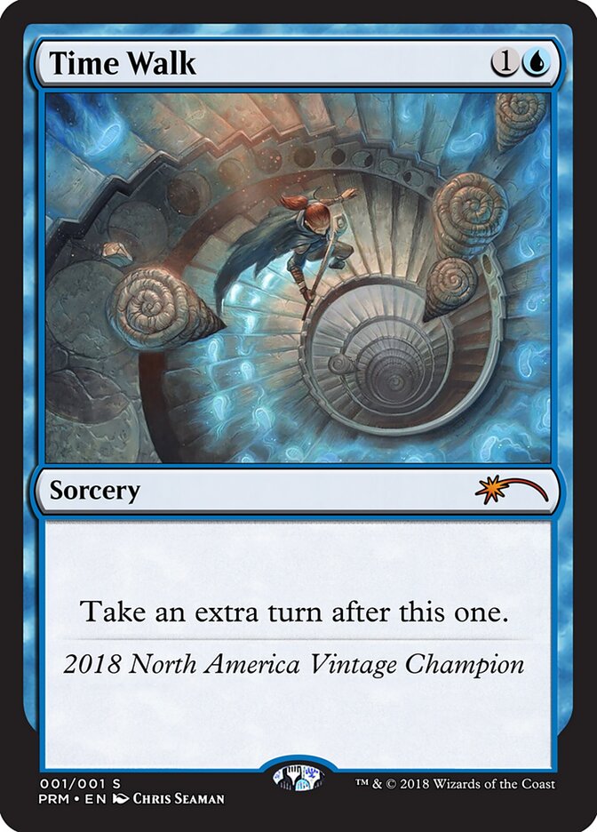 Time Walk card front