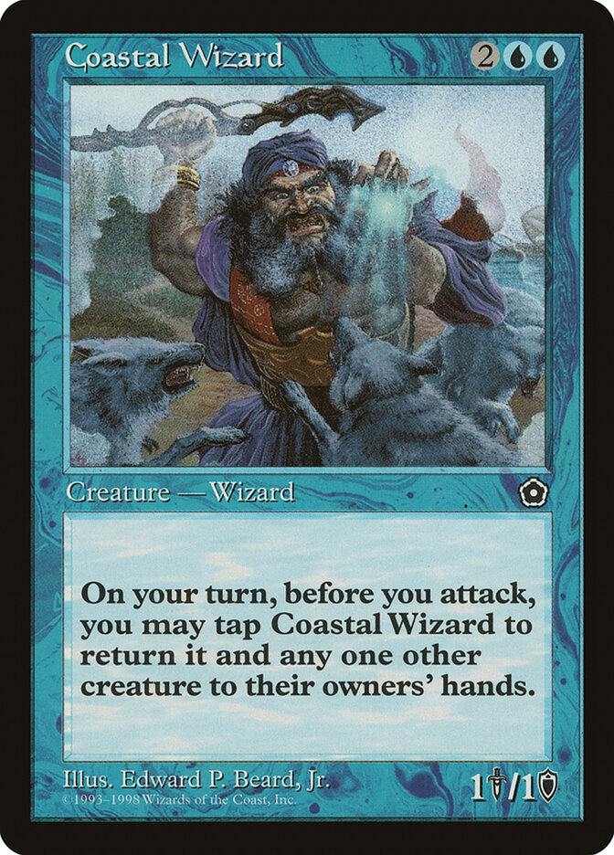 Coastal Wizard card front