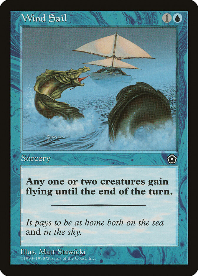 Wind Sail card front