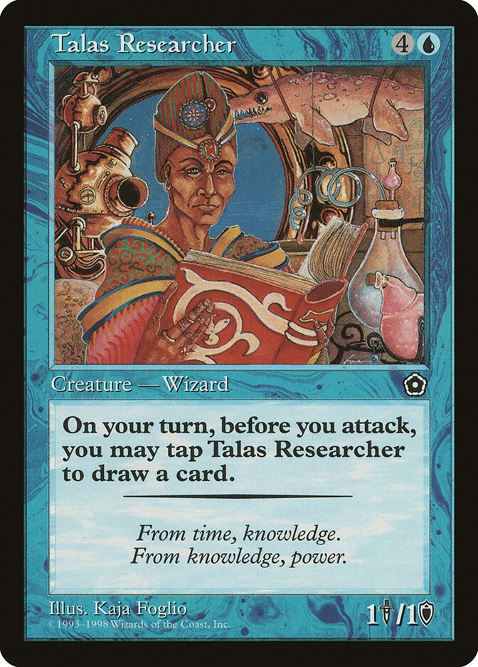 Talas Researcher card front