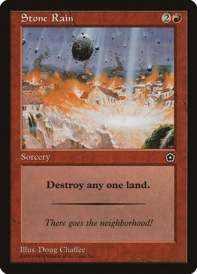 Stone Rain card front