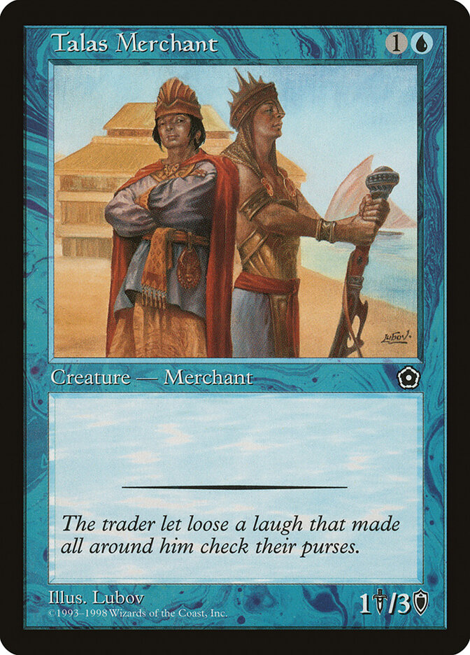 Talas Merchant card front
