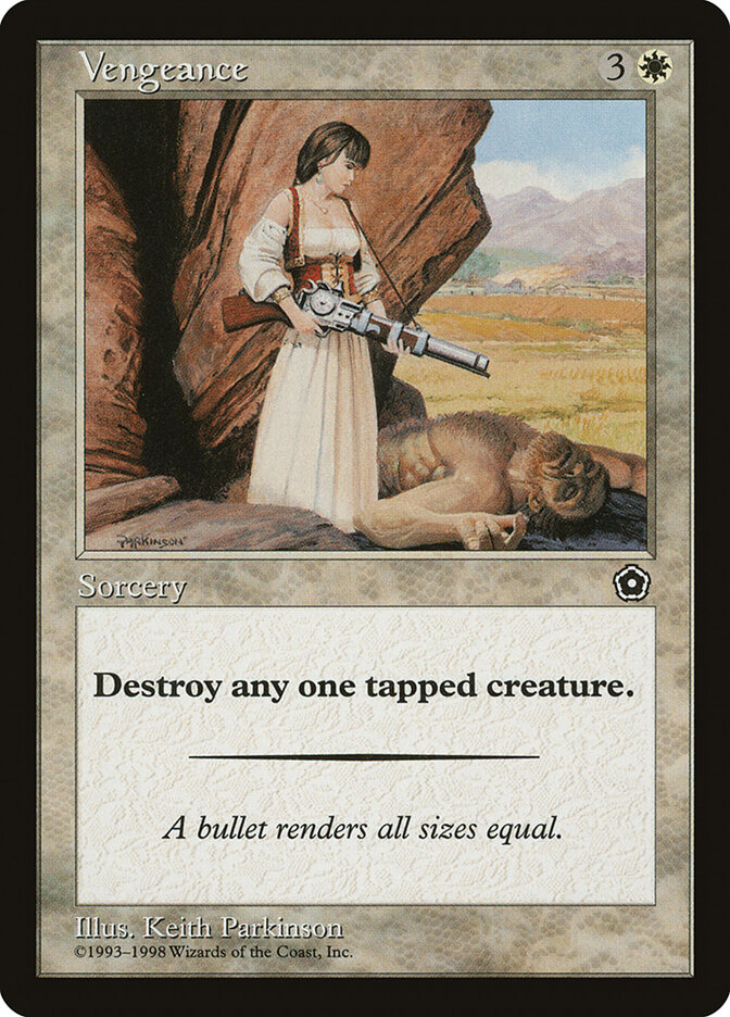 Vengeance card front