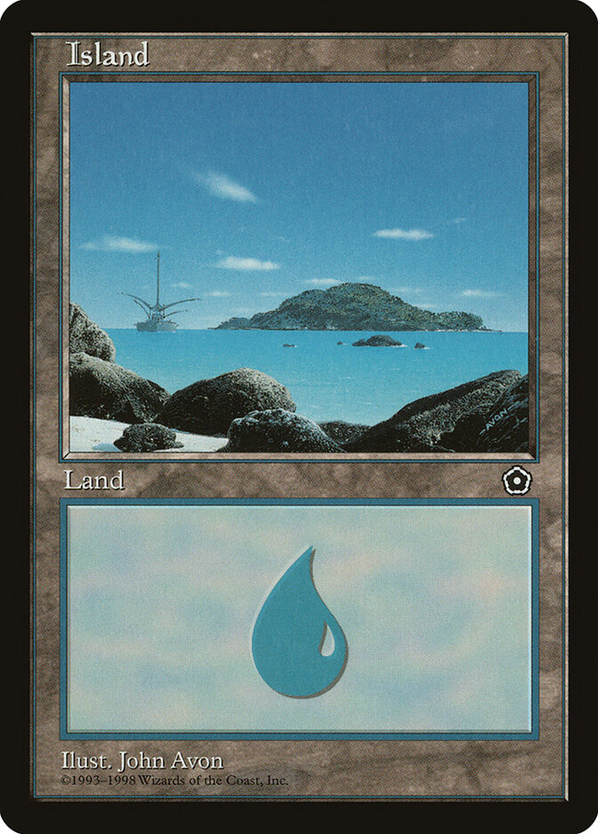 Island card front