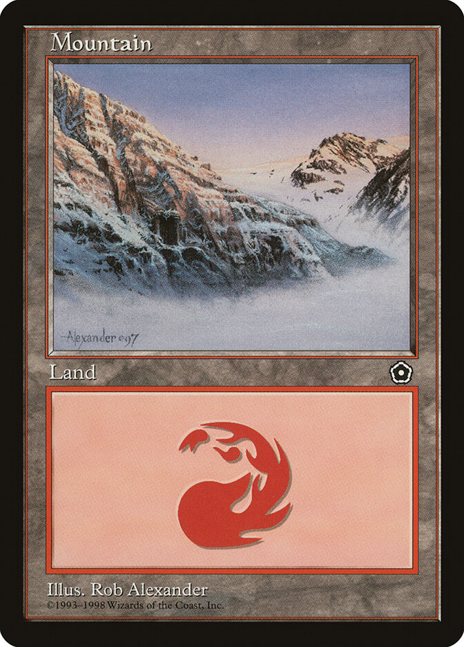 Mountain card front