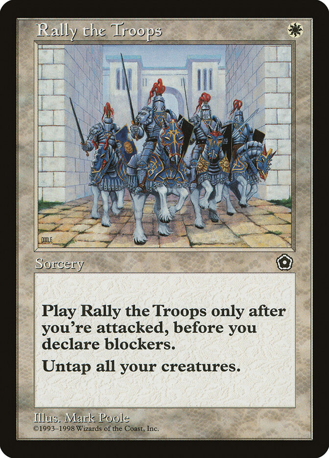 Rally the Troops card front