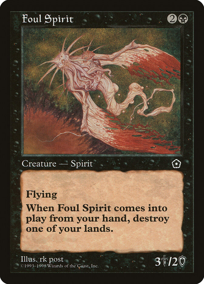 Foul Spirit card front