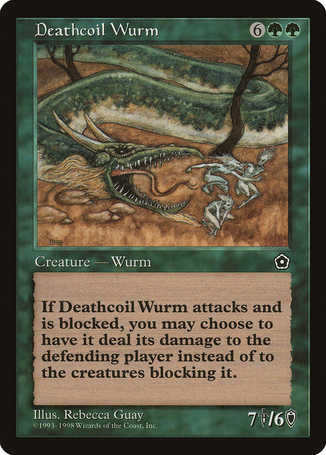 Deathcoil Wurm card front