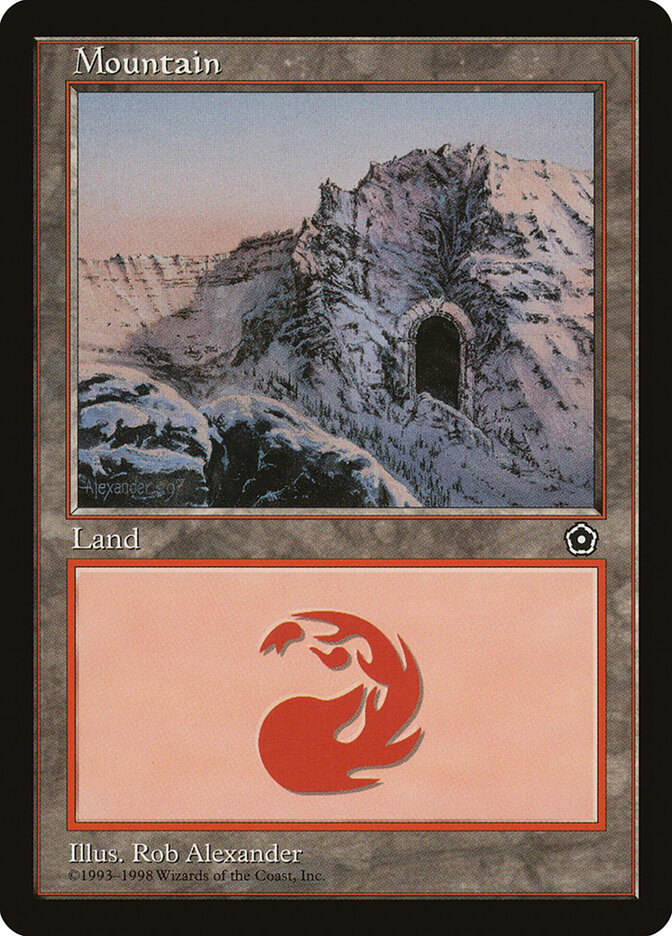 Mountain card front