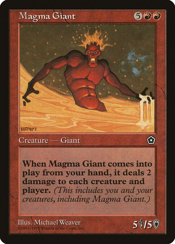 Magma Giant card front