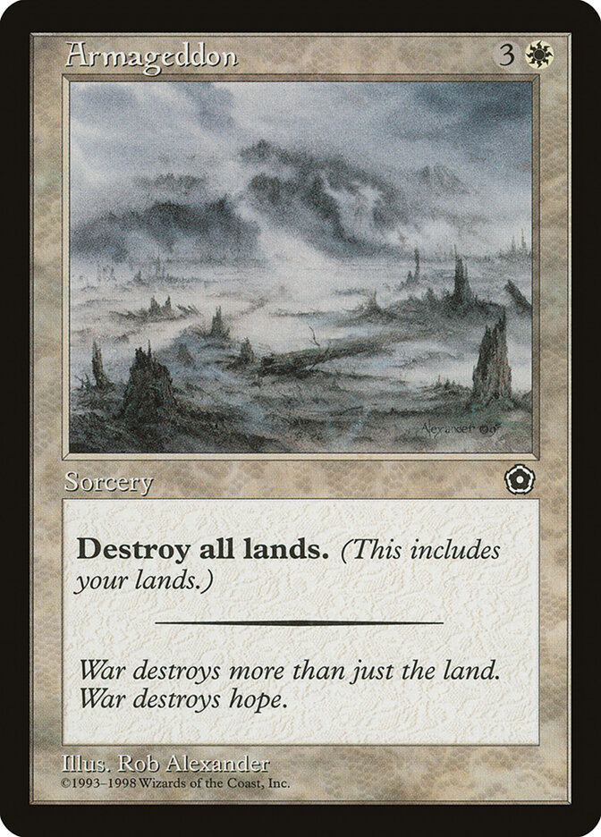 Armageddon card front