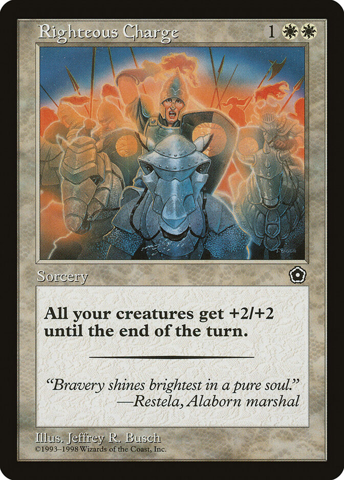 Righteous Charge card front